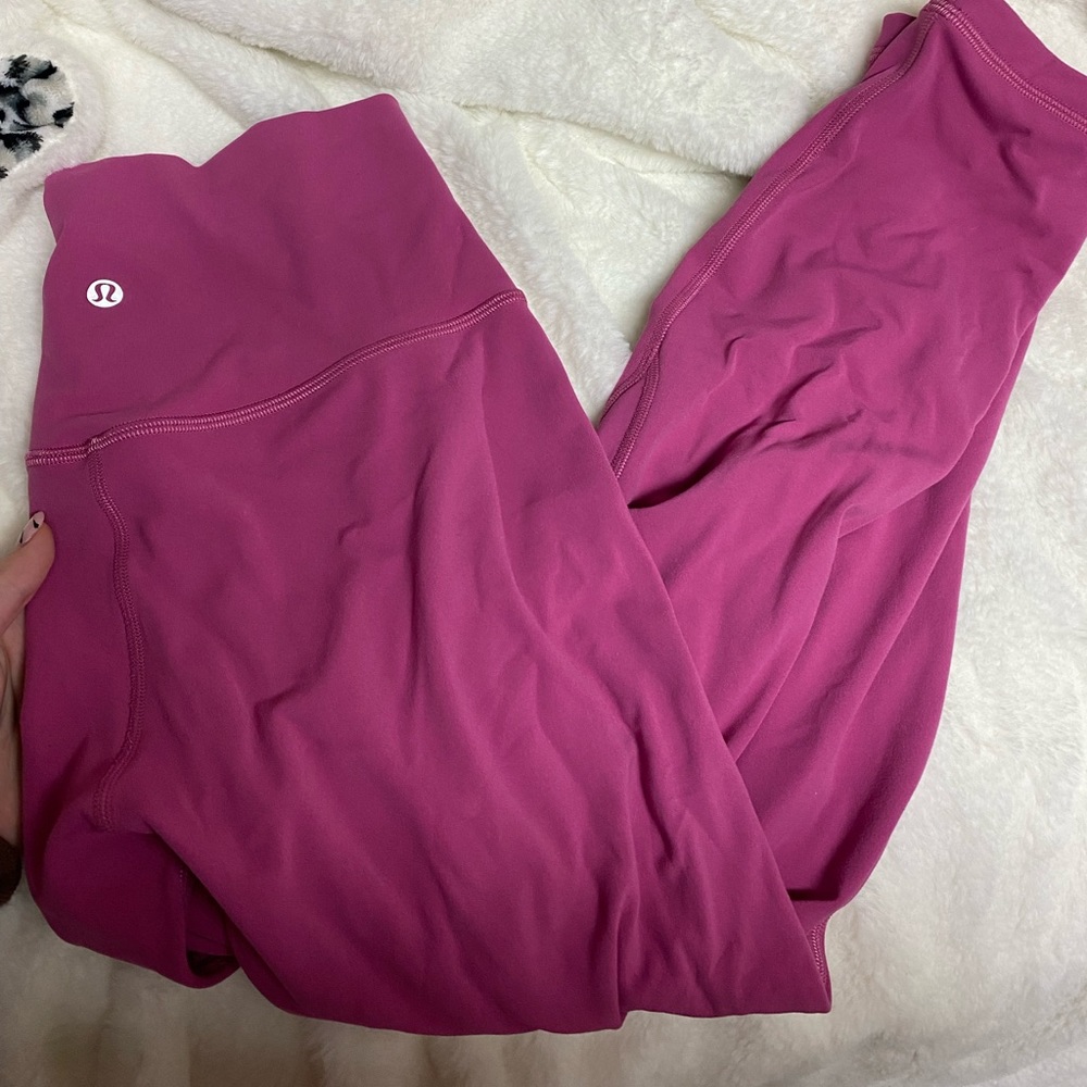 Pink Align Leggings Sz 6 23”